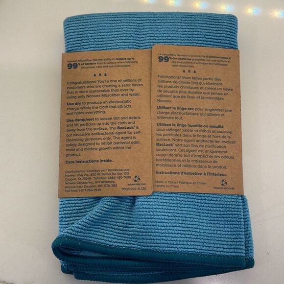 Norwex Enviro Cloth Microfibre Chemical Free Clean - Picture 2 of 7